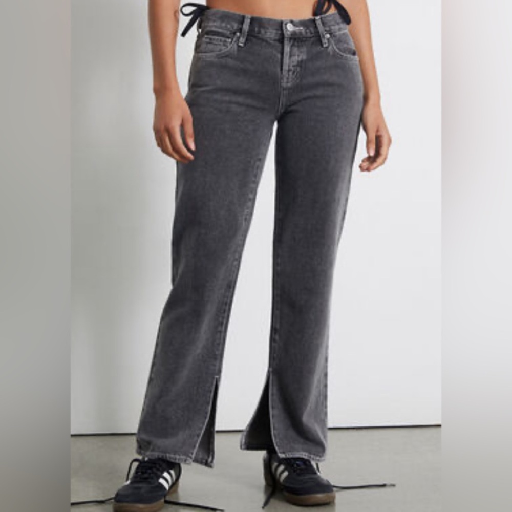 pacsun Black washed straight legged jeans